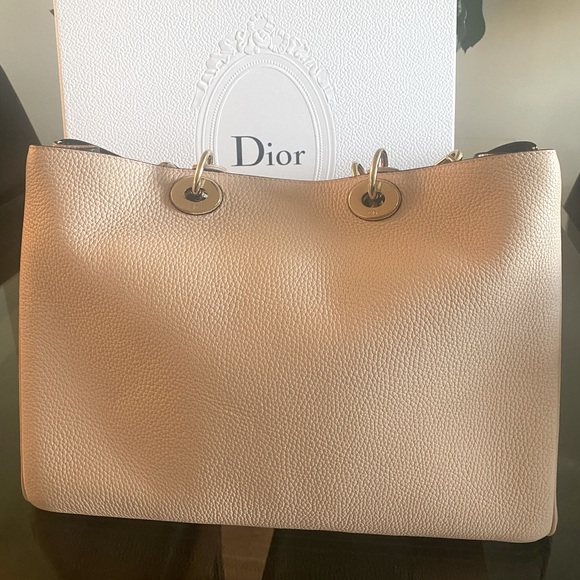DIOR 💗 BLUSH PINK DORISSIMO LARGE TOTE - Picture 2 of 8
